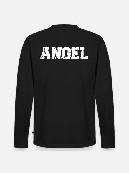 Angel Engel Amis Bff Friend - T-shirt manches longues Premium bio Homme - noir