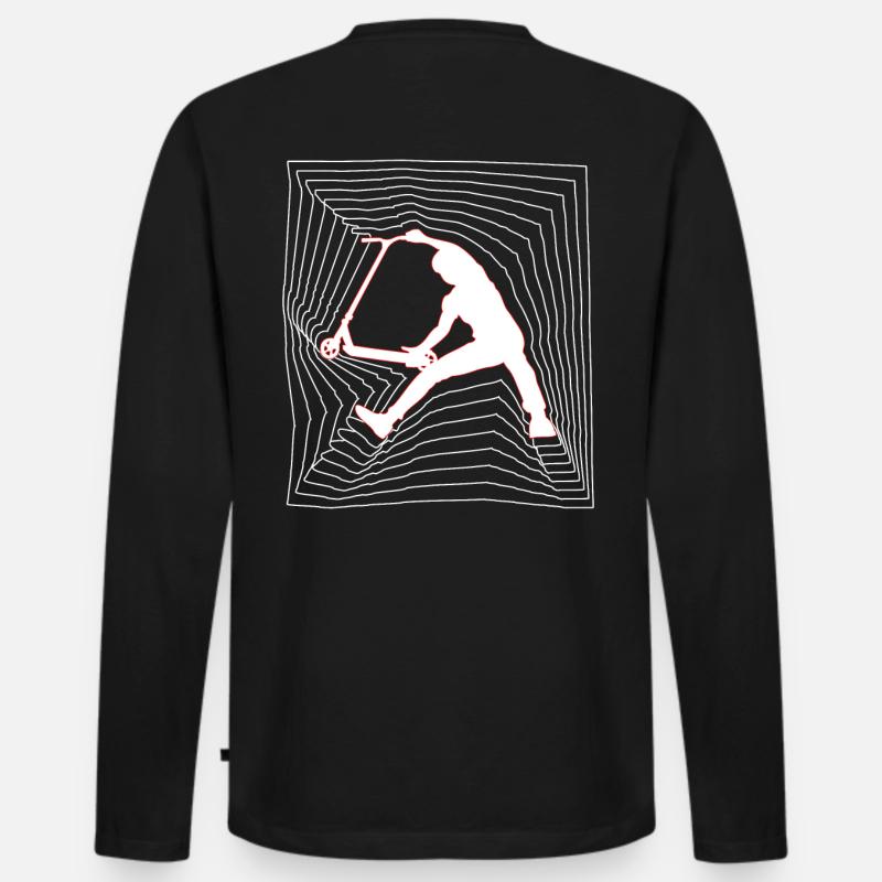 Fingerwhip 6 - Männer Premium Bio Langarmshirt - Schwarz