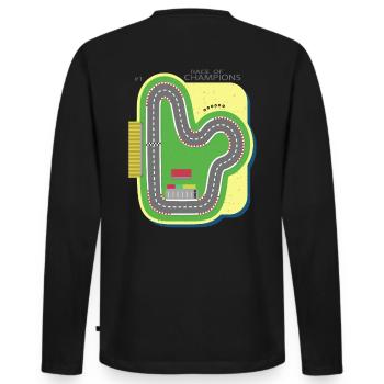 Play Mat Car Race Track, Race of Champions Kids - T-shirt manches longues Premium bio Homme - noir - Dos - Nico (187cm)