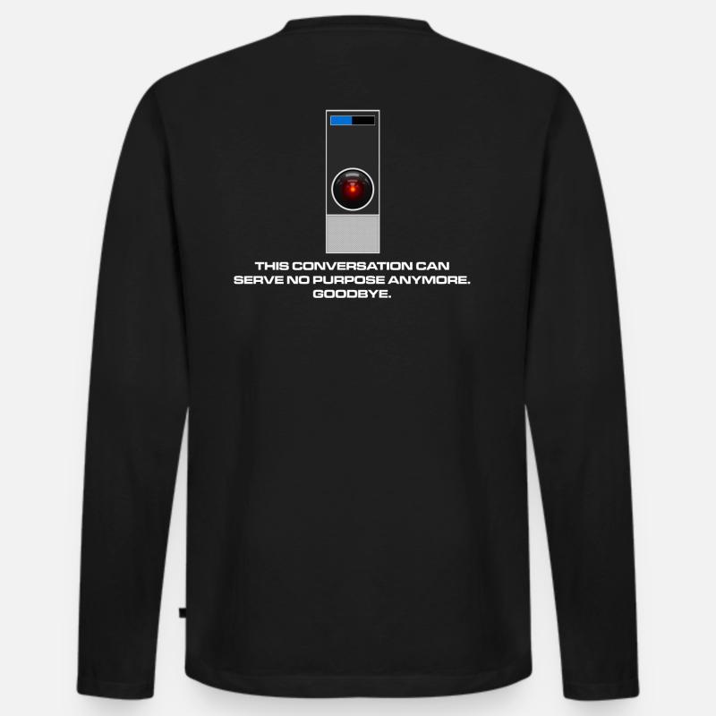 It's no use, Dave. - Men's Premium Organic Long Sleeve Shirt - black