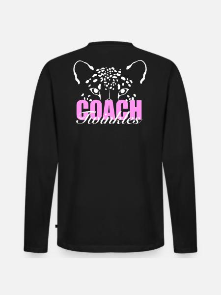 Twinkles Coaches T-Shirt - Men's Premium Organic Long Sleeve Shirt - black