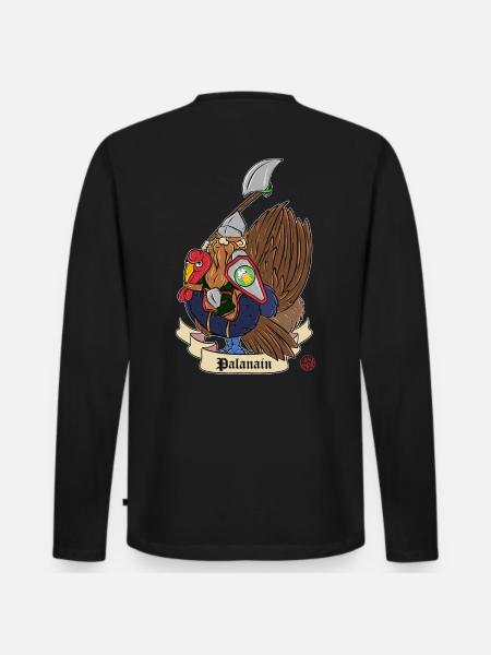 Dwarf Paladin - the Palanain - Men's Premium Organic Long Sleeve Shirt - black