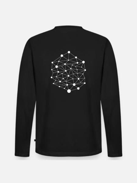 Blockchain Technology Cryptocurrency Exchange Block - Men's Premium Organic Long Sleeve Shirt - black