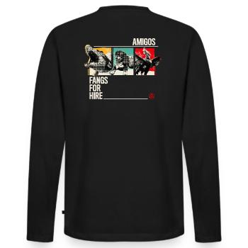 Far Cry 6 Amigos Fangs For Hire Empreinte Dorsale - T-shirt manches longues Premium bio Homme - noir - Dos - Nico (187cm)