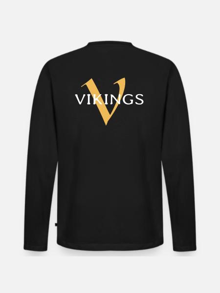 Vikings - Men's Premium Organic Long Sleeve Shirt - black