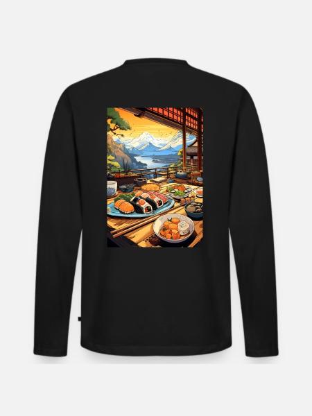 Suhsi Forever - Men's Premium Organic Long Sleeve Shirt - black