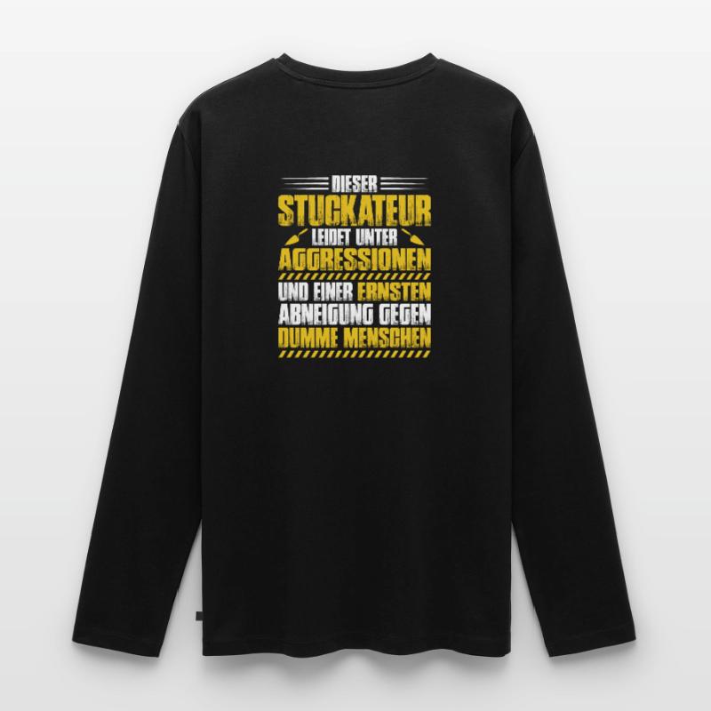 Plasterer plasterer stucco plasterer gift Men's Premium Organic Long Sleeve Shirt