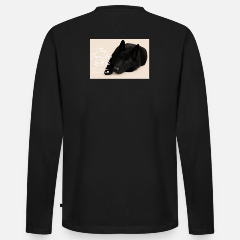 Bak - Männer Premium Bio Langarmshirt - Schwarz