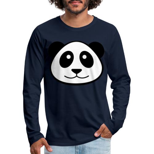 Panda Face - Men's Premium Longsleeve Shirt