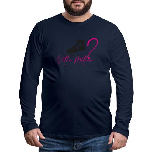 METIER ROSE NOIR VF - T-shirt manches longues Premium Homme