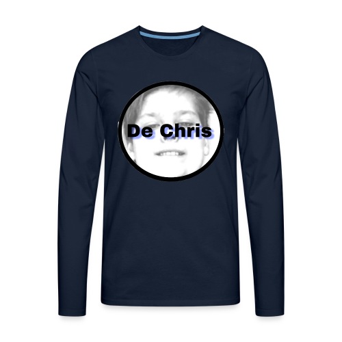 De Chris logo - Mannen Premium shirt met lange mouwen