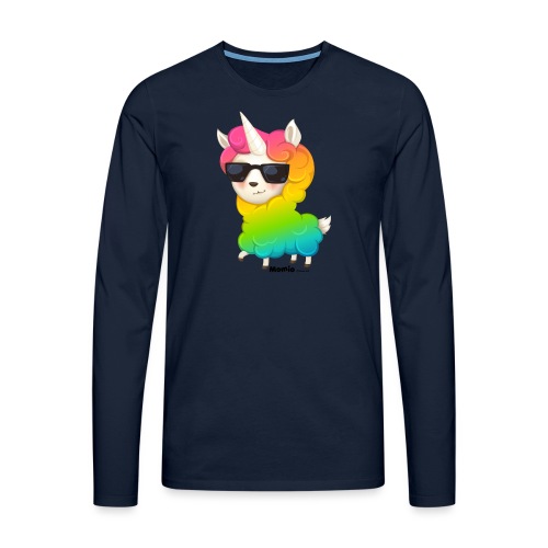 Rainbow animo - Koszulka męska Premium z długim rękawem