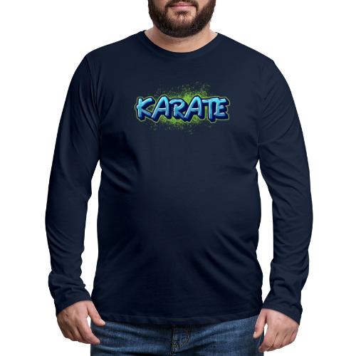 Graffiti Karate - Männer Premium Langarmshirt