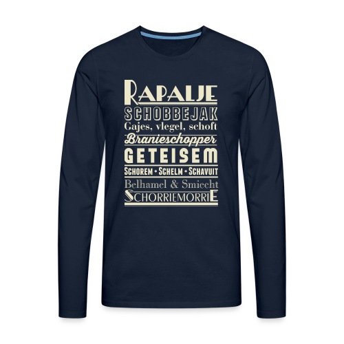 Rapalje - Mannen Premium shirt met lange mouwen