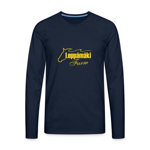 logo-kel - Miesten premium pitkähihainen t-paita