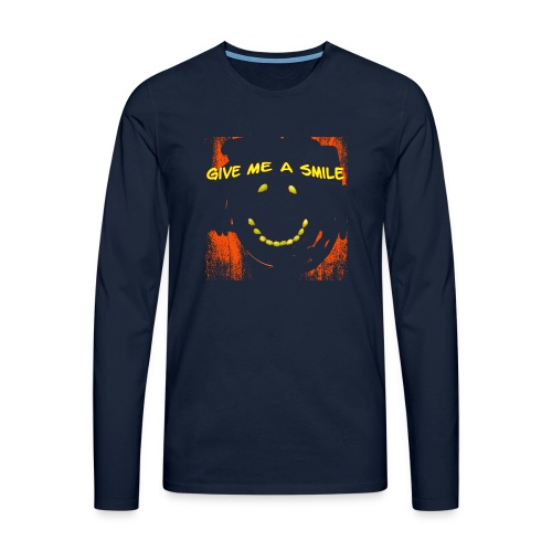 Give Me A Smile - Männer Premium Langarmshirt