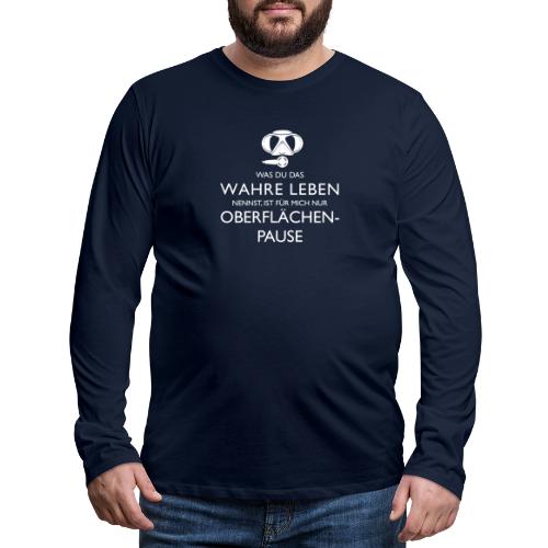 Oberflächenpause - Männer Premium Langarmshirt