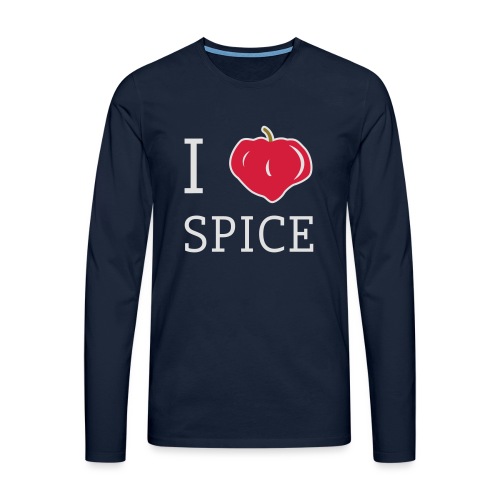 i_love_spice-eps - Miesten premium pitkähihainen t-paita