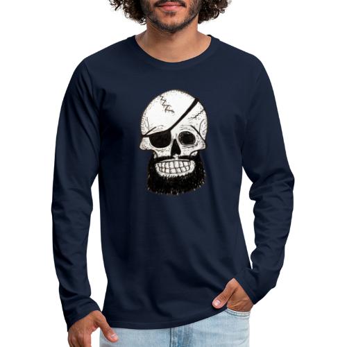 Bearded Skull - T-shirt manches longues Premium Homme