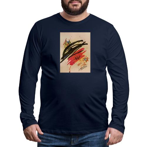 Abstrakt - Männer Premium Langarmshirt