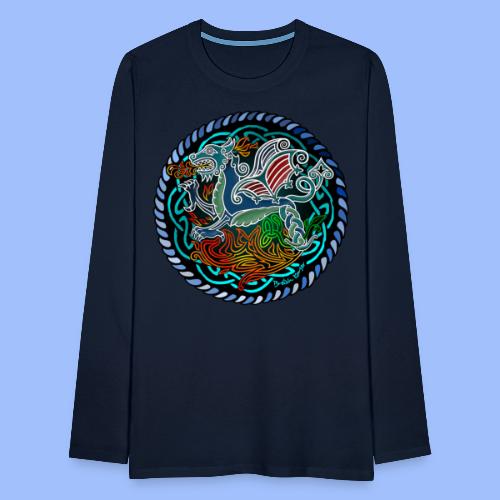 Dragon celtique - T-shirt manches longues Premium Homme
