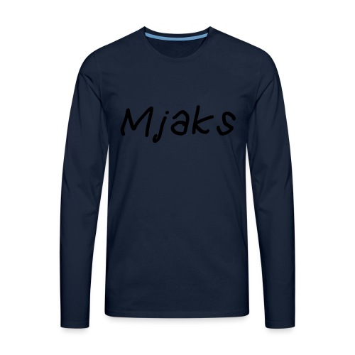 Mjaks 2017 - Mannen Premium shirt met lange mouwen
