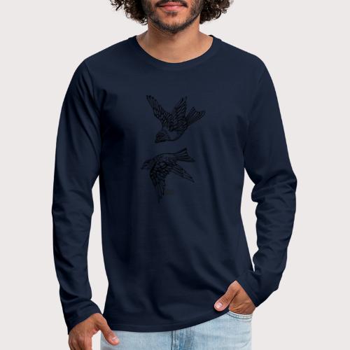 Birds - T-shirt manches longues Premium Homme