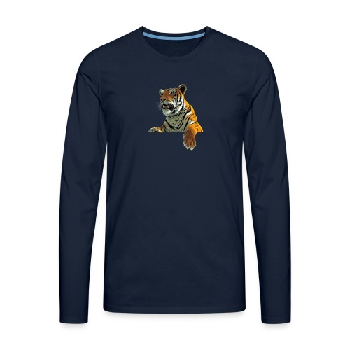 Tiger - Männer Premium Langarmshirt