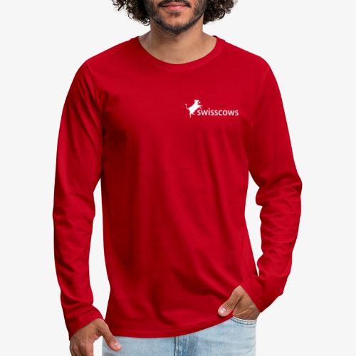 Swisscows - Logo - Männer Premium Langarmshirt