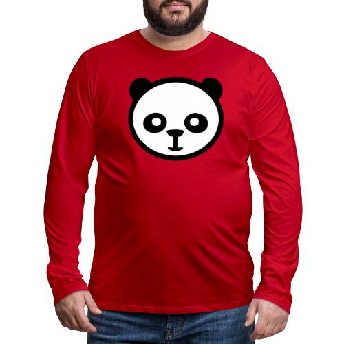 Pandabär, Große Panda, Riesenpanda, Bambusbär - Männer Premium Langarmshirt