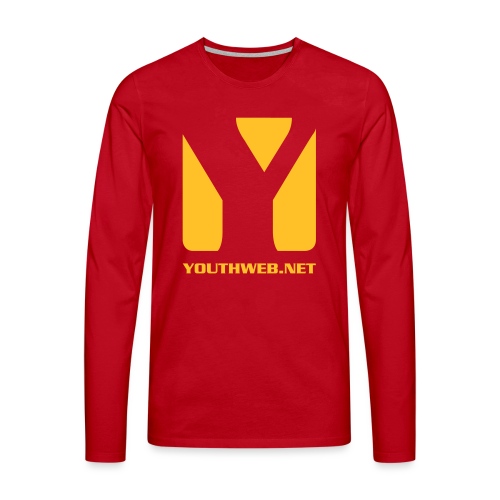 yw_LogoShirt_yellow - Männer Premium Langarmshirt