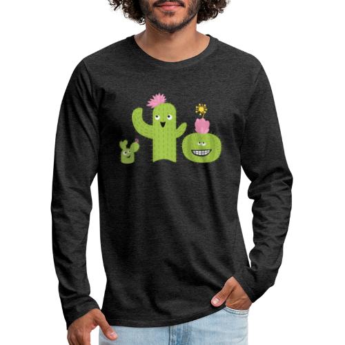 Kaktusblüte - Männer Premium Langarmshirt