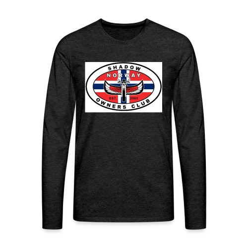 SHOC Norway Patch jpg - Premium langermet T-skjorte for menn