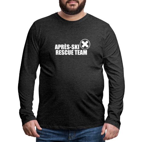 APRÈS SKI RESCUE TEAM 2 - Mannen Premium shirt met lange mouwen