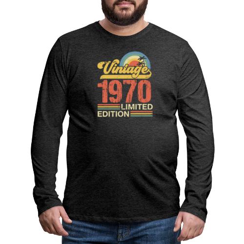 Wijnjaar 1970 - Mannen Premium shirt met lange mouwen