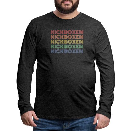Rainbow Kickboxen - Männer Premium Langarmshirt