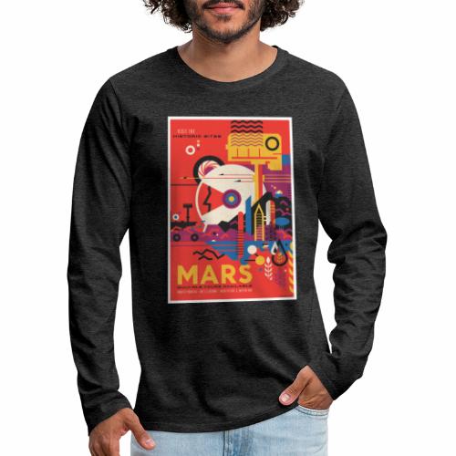 Planète Mars - T-shirt manches longues Premium Homme