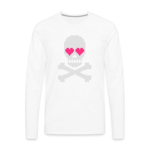 Skull Love - Mannen Premium shirt met lange mouwen