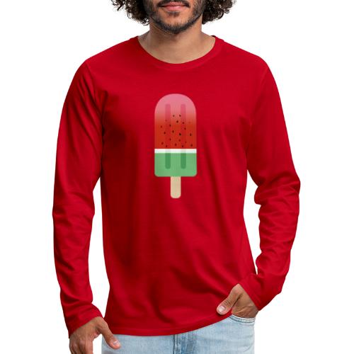 Melonen Eis - Männer Premium Langarmshirt
