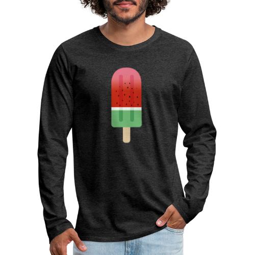 Melonen Eis - Männer Premium Langarmshirt