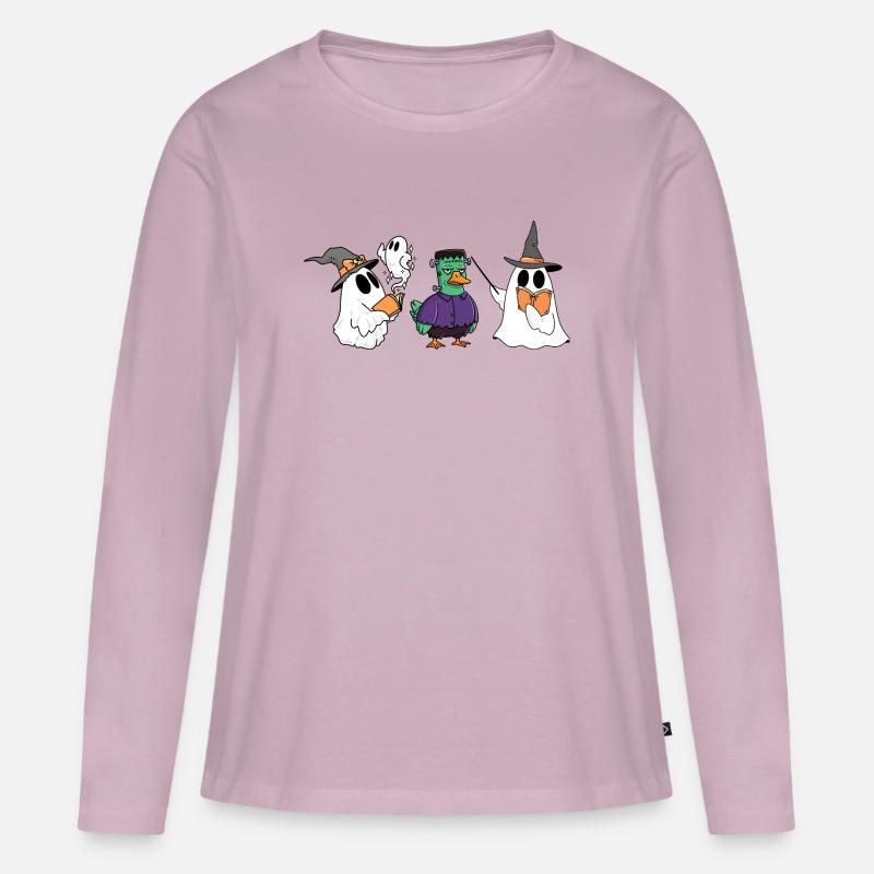 FOOL_MAGIC - Frauen Premium Bio Langarmshirt - Altrosa