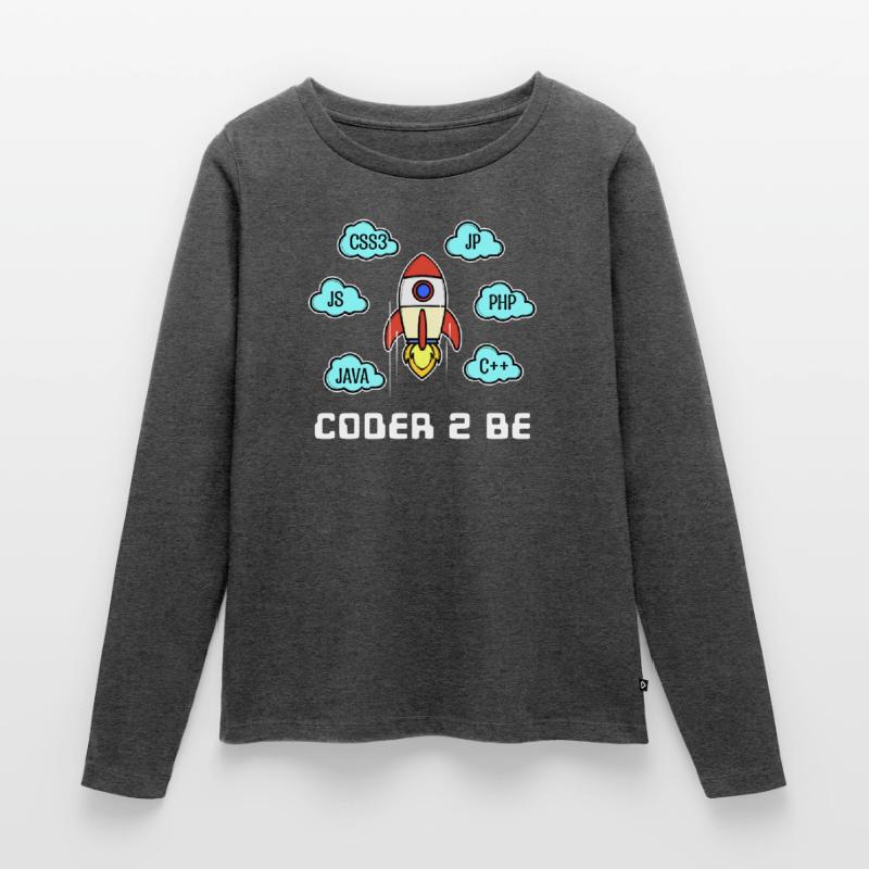 Déclaration du développeur Css Php Java C++ Programmeur T-shirt manches longues Premium bio Femme