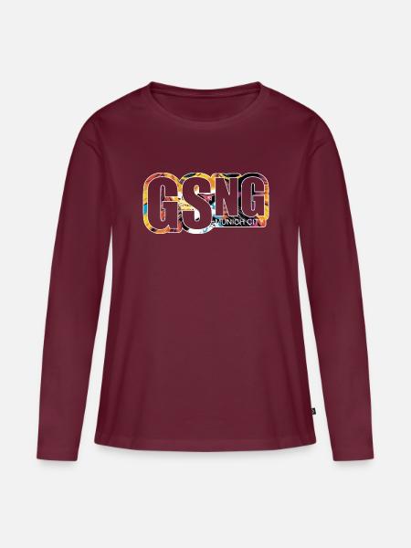 Giesing - das andere Stadtviertel Münchens! - Frauen Premium Bio Langarmshirt - Burgunderrot