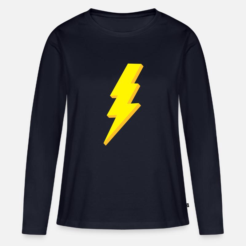 blitz3 - Women's Premium Organic Long Sleeve Shirt - navy