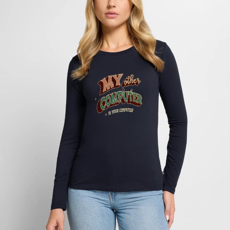 hacking coding hacking hack out glitch present Women's Premium Organic Long Sleeve Shirt