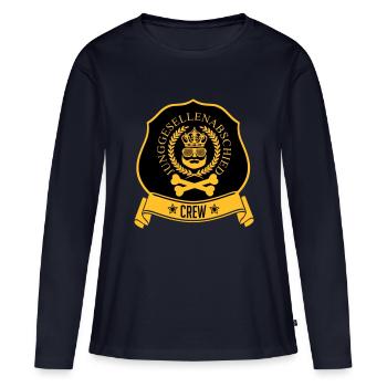 Baccalauréat - JGA - T-shirt manches longues Premium bio Femme - bleu marine - Devant - Julia (174cm)