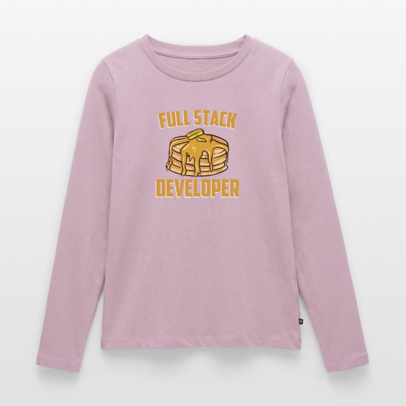 Full Stack Entwickler - Computer Coding Programmierer Frauen Premium Bio Langarmshirt