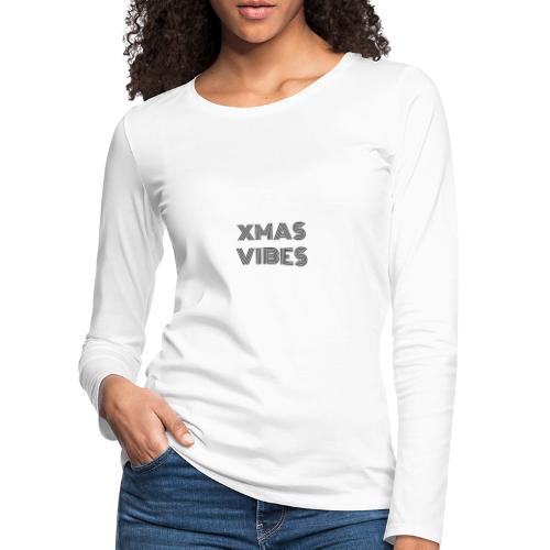 xmas vibes - T-shirt manches longues Premium Femme