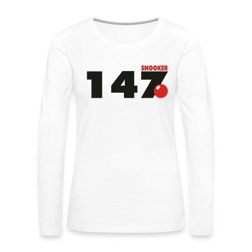 147 Snooker - Frauen Premium Langarmshirt