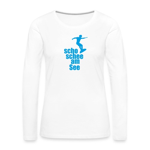 scho schee am See Surfer 02 - Frauen Premium Langarmshirt